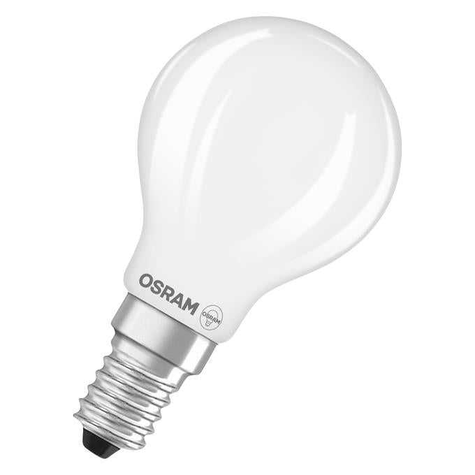 LEMP LED OSRAM P45 3.4W E14 2700K 470LM MAT