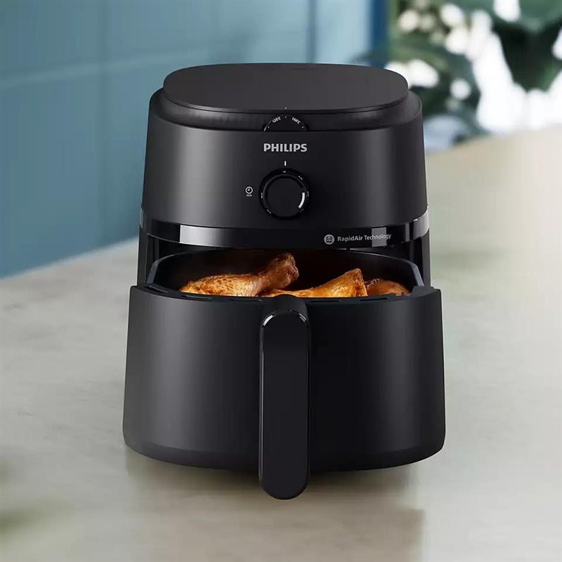 Frytkownica beztłuszczowa Philips 1000 NA120/00, czarna, 1500 W