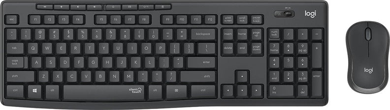 Klawiatura Logitech MK295 Silent Combo EN, czarna, bezprzewodowa