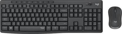 Klawiatura Logitech MK295 Silent Combo EN, czarna, bezprzewodowa