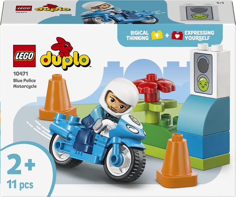 Konstruktorius LEGO® DUPLO® policijos motociklas 10471,11vnt