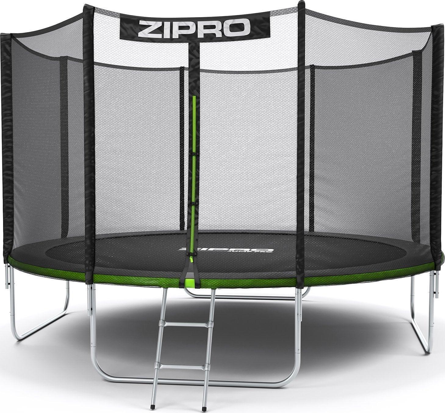 Batutas Zipro, 374 cm, su tinklu, su kopėčiomis