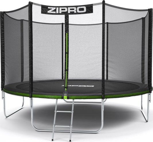Batutas Zipro, 374 cm, su tinklu, su kopėčiomis