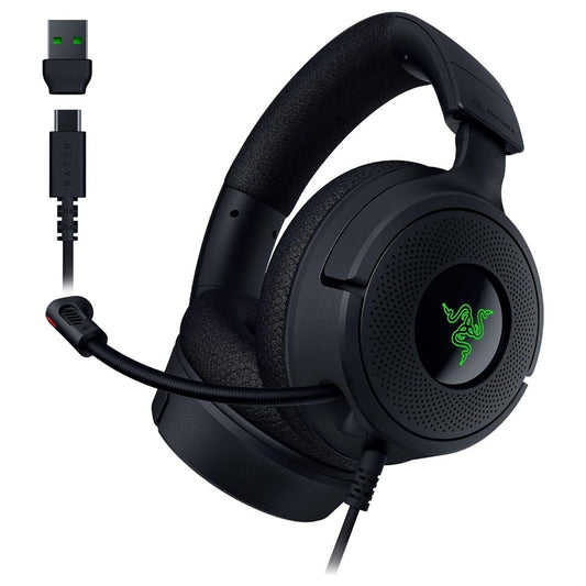 Laidinės žaidimų ausinės Razer Kraken V4 X, juodos