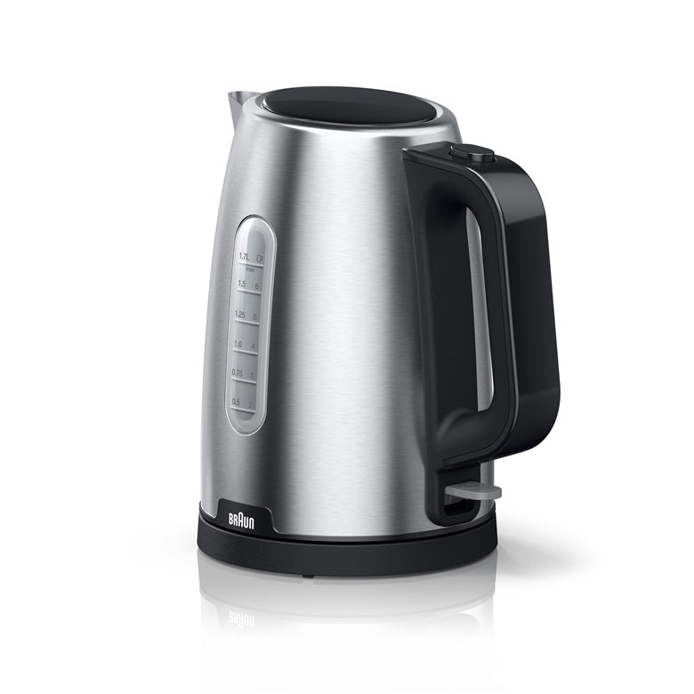 Elektrinis virdulys Braun PurShine WK1500BK, 1.7 l, sidabro