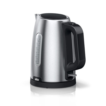 Elektrinis virdulys Braun PurShine WK1500BK, 1.7 l, sidabro