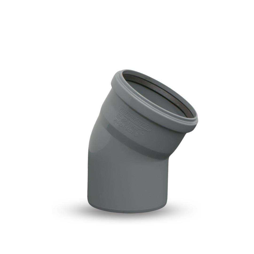Vidaus kanalizacijos alkūnė , Ø 110 mm, 30°