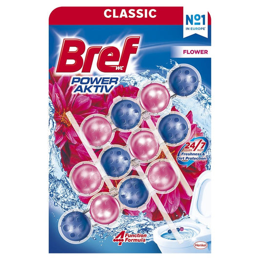 ODŚWIEŻACZ DO WC BREF PA FLOWERS 3X50G