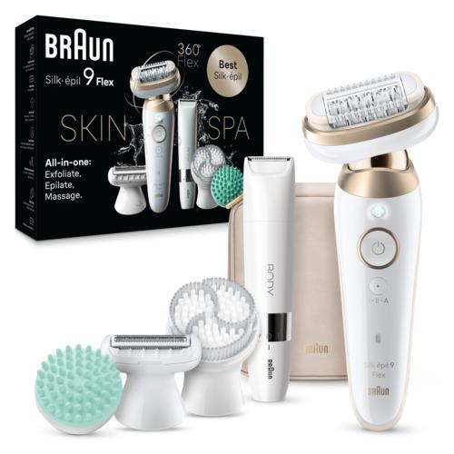 Epiliatorius Braun Silk•épil 9 Flex SkinSpa SES9-481  balta