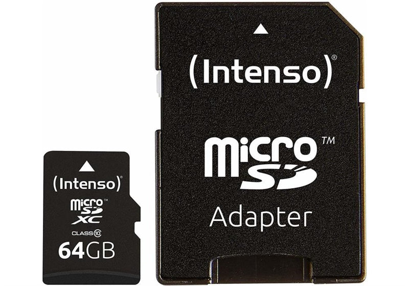 KORTELĖ ATMINTIES INTENSO MICRO SDXC 64 GB