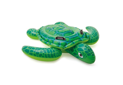Pripučiamas plaustas Intex Turtle, žalias, 150 cm x 127 cm