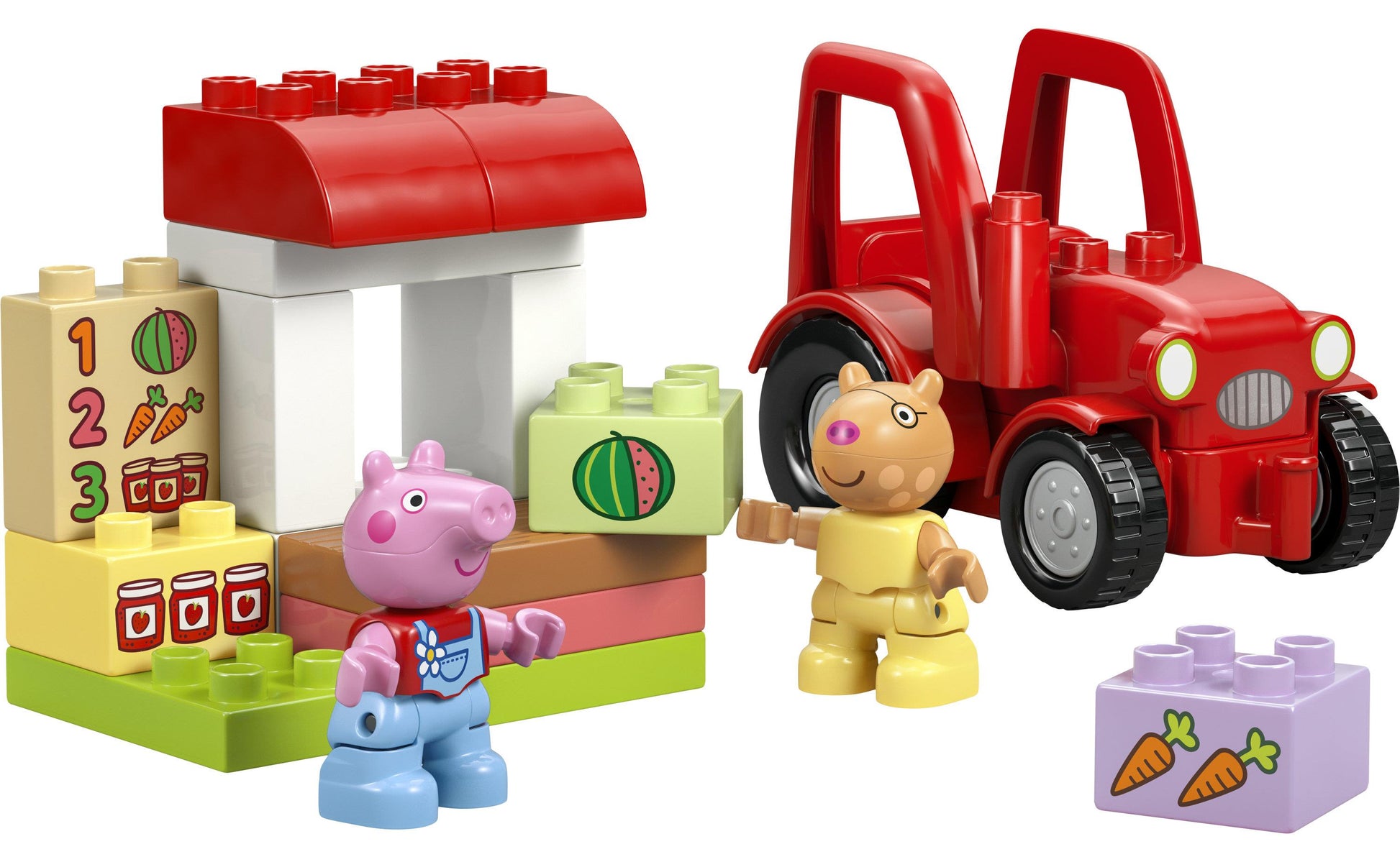 Konstruktorius LEGO DUPLO Traktorius ir kioskas 10468, 18vnt