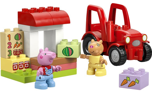 Konstruktor LEGO DUPLO Traktor i stoisko 10468, 18 elementów