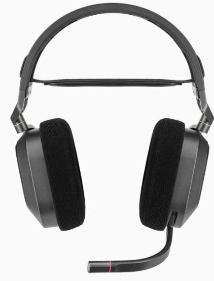 Belaidės ausinės ant ausų Corsair HS80, juoda