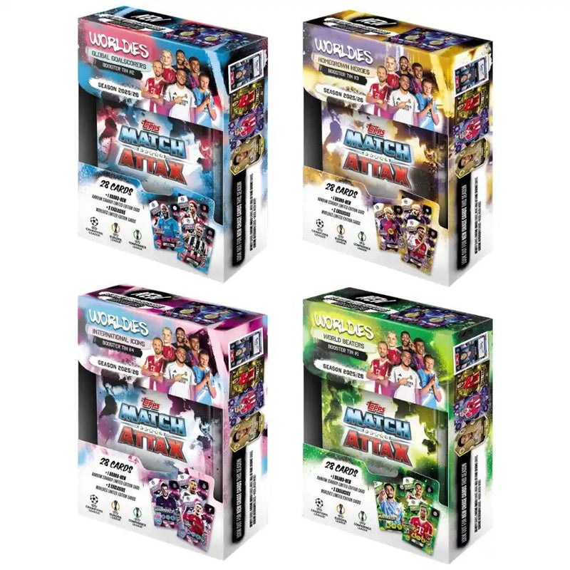 Kolekcinės kortelės Topps Match Attax Worldies 2026
