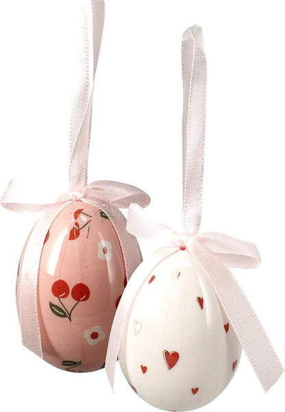 Dekoracija Velykiniai kiaušiniai, 10 cm, 2 vnt.