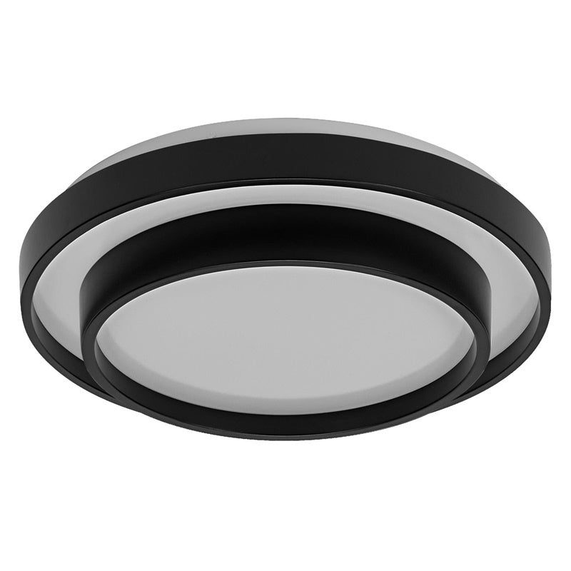 Šviestuvas lubų Osram, LED, 24W, 3000K, 1450lm, Ø385, juoda