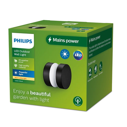 Lampa LED PHILIPS LAVEN 929003362401, 6 W, IP44, czarna