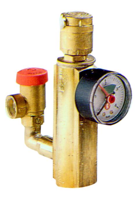 Grupa bezpieczeństwa do kotła GIACOMINI R554F, 1", 10 bar