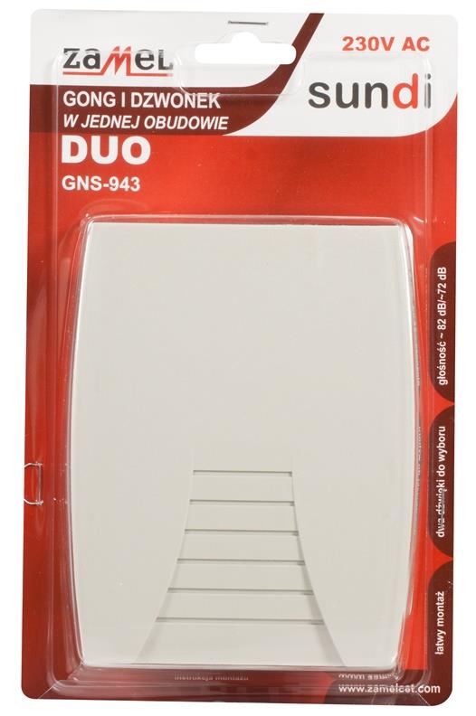 Dzwonek do drzwi ZAMEL GNS-943
