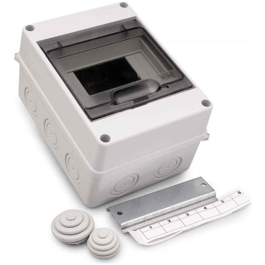 Rozdzielnica modułowa Technova, natynkowa, IP65, 4 moduły, biała