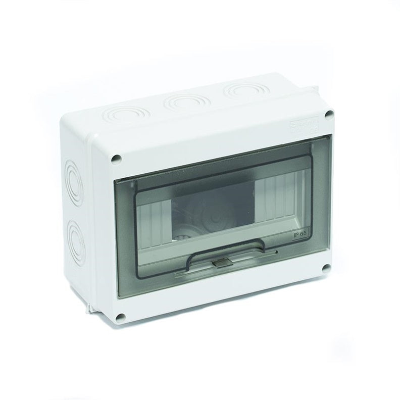 Rozdzielnica modułowa Technova, natynkowa, IP65, 8 modułów, biała