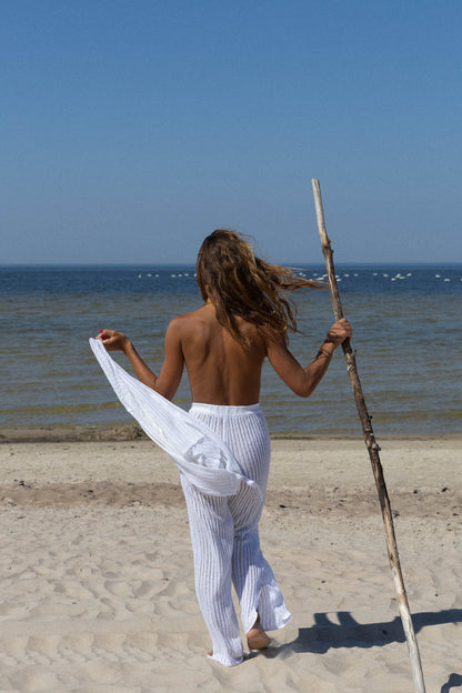 Sole 100% Linen Co-ord White