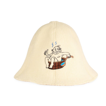 Personalized sauna hat