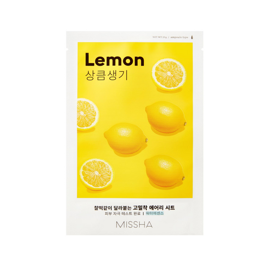 Missha AIry Fit Sheet Mask # Lemon - Lakštinė Veido Kaukė