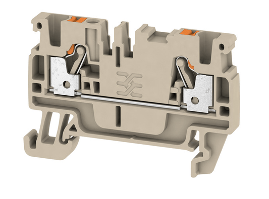 1521850000 Weidmuller  A2C 2,5 Feed-through terminal PUSH IN 2,5mm² 800V 24A, dark beige
