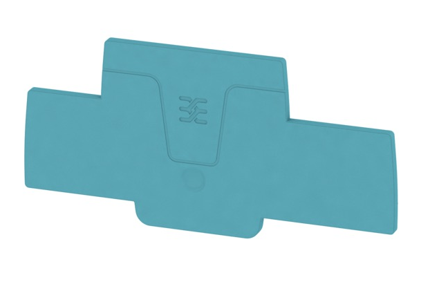 1547700000 AEP 2T 2,5 BL A-series end plate, blue