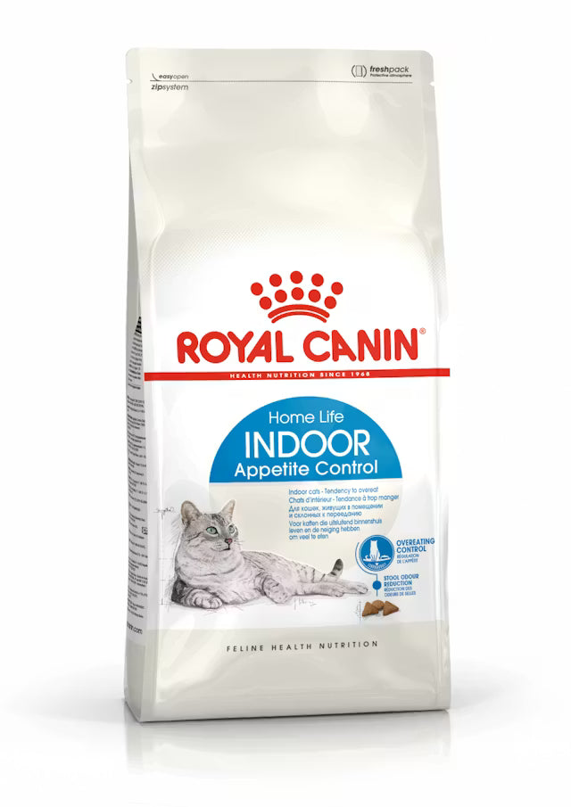 Royal Canin Feline Health Nutrition Indoor Appetite Control 2kg - Sausas maistas viduje gyvenančioms katėms apetito kontrolei