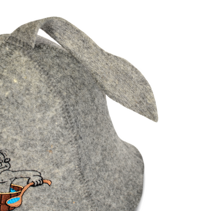Sauna Hat ‘Sauna Boss’ 100% Wool