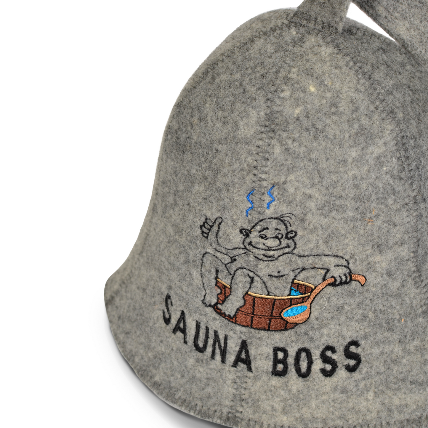 Sauna Hat “Miss Sauna” & “Sauna Boss”100% Wool, Set of 2