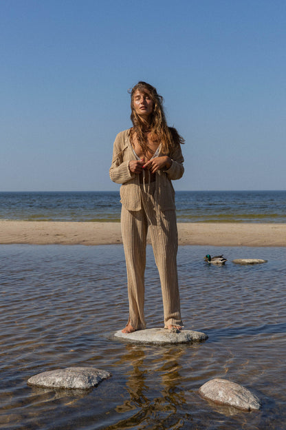 Sole 100% Linen Co-ord Sand