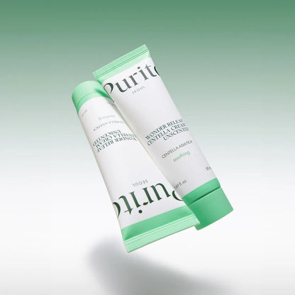 PURITO SEOUL Wonder Releaf Centella Cream Unscented – bezzapachowy krem ​​kojący z wąkrotą 50 ml