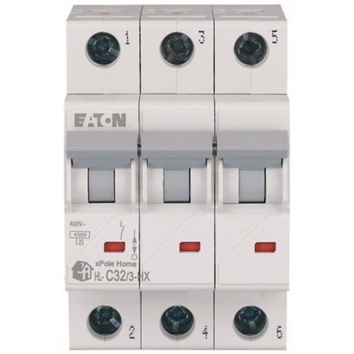 194894 Eaton HN-C32/3 Miniature Circuit Breaker 3P C32A