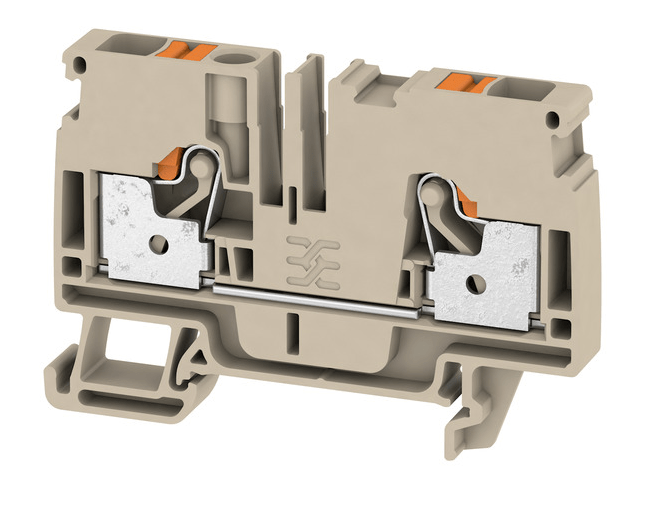 1992110000 A2C 6 Durchgangsklemme PUSH IN 6mm² 800V 41A, dunkelbeige