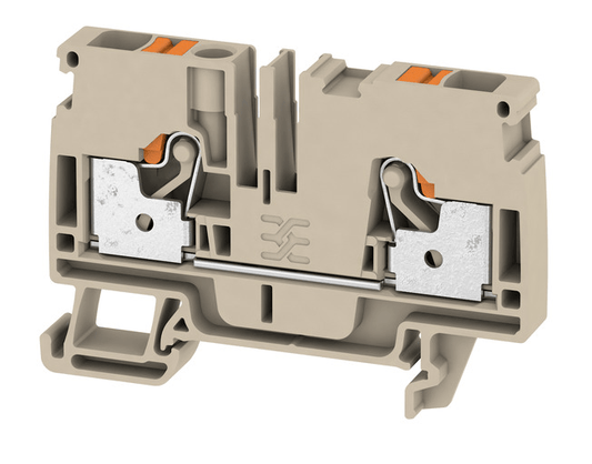 1992110000 A2C 6 Durchgangsklemme PUSH IN 6mm² 800V 41A, dunkelbeige