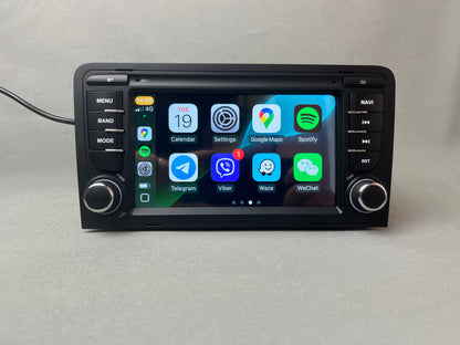 Audi A3 8P 2003 - 2012 Android navigation apple carplay system