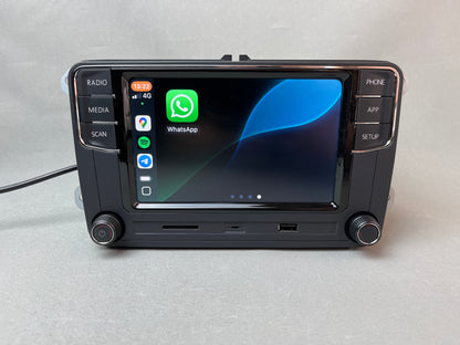 Volkswagen VW RCD 330G Wireless CarPlay and Android Car Navigation System Multimedia AUX GPS