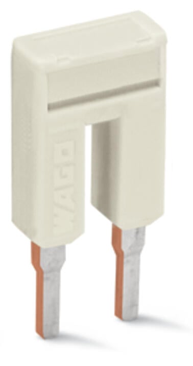 2002-402 Wago Jumper 2-fach isoliert hellgrau