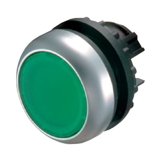 216596 M22-DG Pushbutton head Ø22,5mm, momentary, green