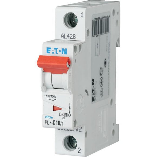 262702 Eaton PL7-C10/1 Miniature circuit breaker 1P C10A 10kA