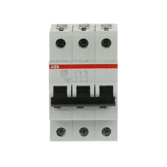 2CDS253001R0104 ABB S203-C10 Miniature Circuit Breaker 3P C10A