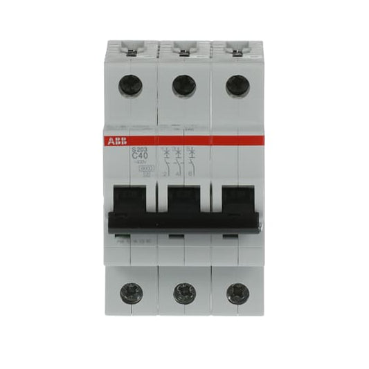 2CDS253001R0404 ABB S203-C40 Miniature Circuit Breaker 3P C40A