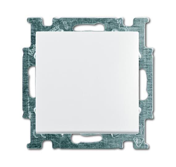 ABB 2CKA001012A2139 Basic55 1-polige Wippschalter-Abdeckplatte Alpinweiß