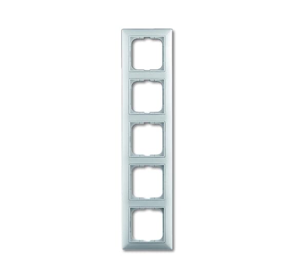 ABB 2CKA001725A1483 Basic55 5-Gang Cover Frame Alpine White