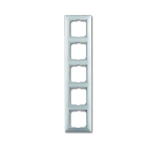 ABB 2CKA001725A1483 Basic55 5-Gang Cover Frame Alpine White