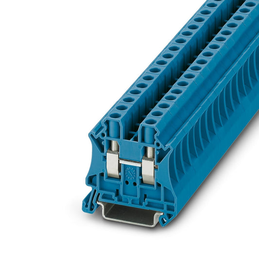 3044144 UT 6 Durchgangsklemme 6 mm², blau